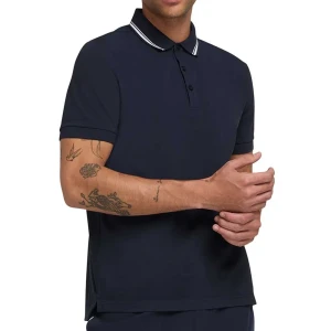 Wilson Polo De Manga Corta Team Pique Classic Navy 2XL