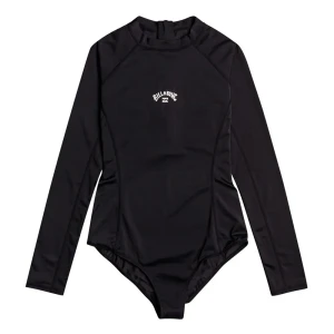 Billabong Shorty à Manches Longues Avec Fermeture éclair Au Dos Pour Femme Tropic Black Pebble L Femme