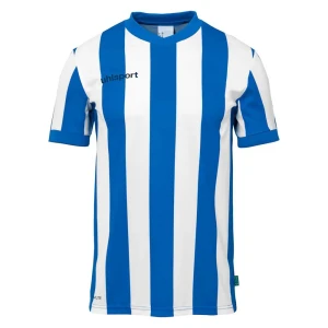 Uhlsport T-shirt à Manches Courtes Retro Stripe Blue / White M Homme