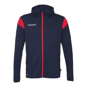 Uhlsport Sweat-shirt à Zip Squad 27 Navy / Red 10-11 Années Garçon