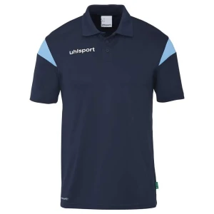Uhlsport Polo à Manches Courtes Squad 27 Navy / Sky 14-15 Années Garçon