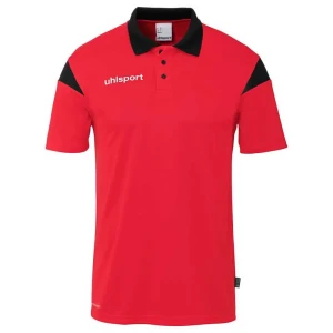 Uhlsport Polo à Manches Courtes Squad 27 Red / Black 8-9 Années Garçon