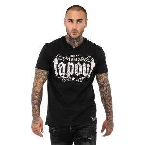Tapout T-shirt à Manches Courtes Crashed Black / White M