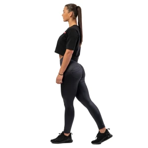Nebbia Leggings Taille Haute Glossy Look Bubble Butt 586 Volcanic Black S