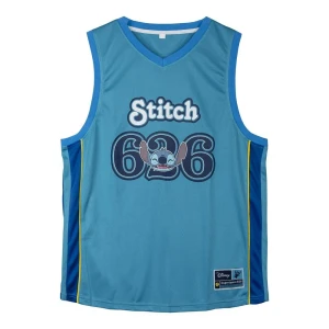 Cerda Stitch T-shirt Sans Manches Stitch Basketball Blue L Garçon,Fille