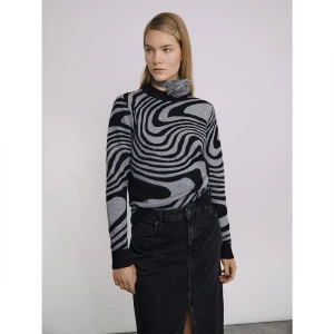 Object Pull Ray Black / Pattern Medium Grey Melange Zebra XS Femme