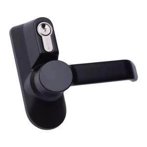 Cisa 88763 Placa Posterior Con Manija Operada Por Llave Black One Size