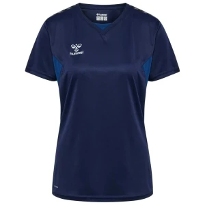 Hummel T-shirt à Manches Courtes Authentic Pl Marine XL Femme
