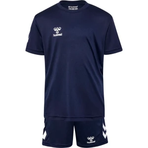 Hummel Ensemble à Manches Courtes Logo Marine 140 cm Garçon,Fille