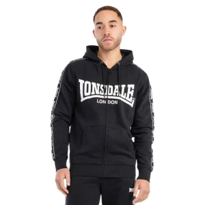 Lonsdale Sweat-shirt à Zip Bigton Black / White S