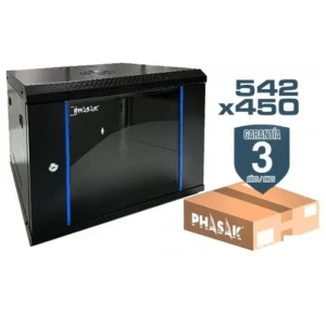 Phasak Armoire Rack Pho 2220d 19´´ Black One Size unisex