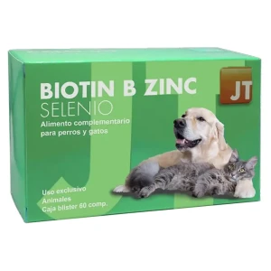 Jtpharma Supplément Pour Animaux De Compagnie Biotin B Zn Se 60 Unités White One Size