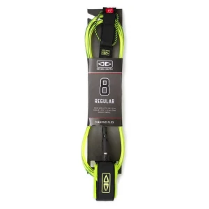 Ocean & Earth Leash De Surf Regular Diamond Flexmoulded Lime 8´0´´ unisex