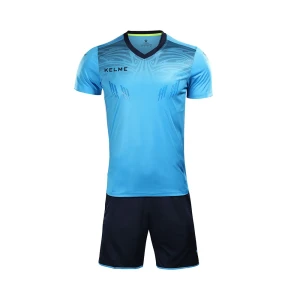 Kelme Ensemble à Manches Courtes Zamora Sky Blue / Dark Blue 12 Années Garçon,Fille