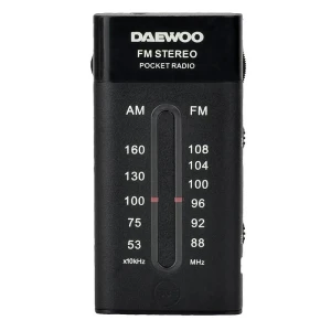 Daewoo Radio Portable Dw1109 Black One Size unisex