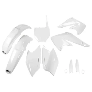 Ufo Kit De Plásticos Kawasaki Kxf 250 2004-2005 Kakit203f-047 Fork Protectors & White One Size