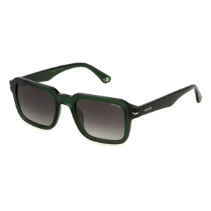 Police Lunettes De Soleil Spln36 Shiny Transp.Green Smoke Gradient / CAT3 Homme