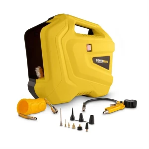 Powerplus Compresseur D´air 1100w 11 Pièces Yellow One Size