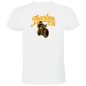 Kruskis Camiseta De Manga Corta Fearless Club White L