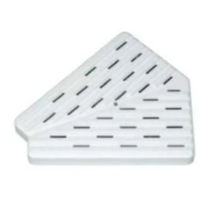Astralpool Placa Polipropileno Para Esquina De Canal Rebosadero 22390 45º H22mm L340mm L1_335mm White One Size