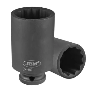 Jbm Vaso De Impacto 1/2´´ 33 Mm Black One Size