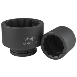 Jbm Douille à Choc 1´´ 105 Mm Black One Size