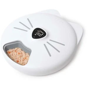 Catit Comedero Antivoracidad Para Mascotas Inoxidable White One Size