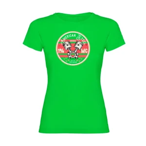 Kruskis Camiseta De Manga Corta American Steel Light Green XL