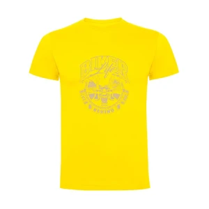 Kruskis Camiseta De Manga Corta Biker Life Yellow 3XL
