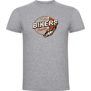 Kruskis Camiseta De Manga Corta Bikers Power Heather Grey M