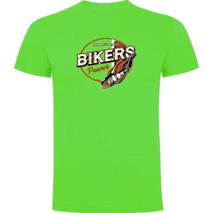 Kruskis Camiseta De Manga Corta Bikers Power Light Green S