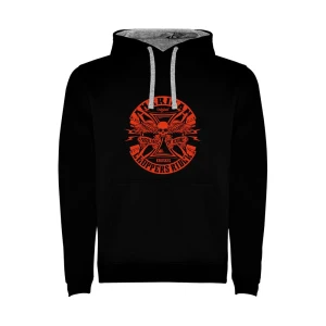 Kruskis Sudadera Con Capucha Choppers Rider Two Colour Black / Grey XL