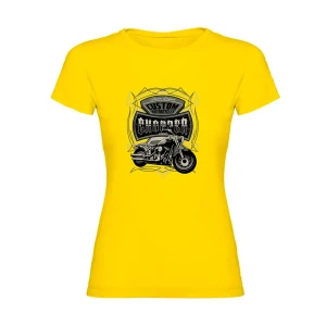 Kruskis Camiseta De Manga Corta Custom Chopper Yellow 2XL
