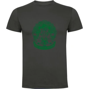 Kruskis Camiseta De Manga Corta Meditating Dark Grey S