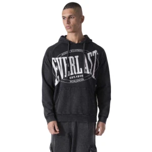 Everlast Sweat à Capuche Washed Black M Homme