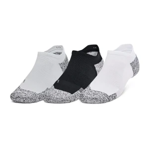 Under Armour Chaussettes Invisibles Armourdry Pro 3 Paires Black / White / Castlerock EU 47 1/2-50 1/2