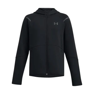 Under Armour Sweat-shirt à Zip Unstoppable Fleece Black / Black 8 Années