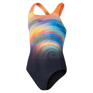 Speedo Traje De Baño Digital Placement Powerback Black / Siren Red / True Cobalt / Lemon Drizzle 15-16 Años