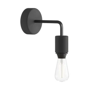 Creative Cables Abat-jour Fermaluce-eiva Elegant Avec Extension L. Rosace Et Douille étanche Ip65 Black One Size