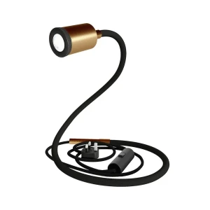 Creative Lámpara Articulada Gu1d-one Sin Base Con Foco Mini Led Y Enchufe Inglés Satin Bronze One Size