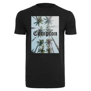 Mister Tee T-shirt à Manches Courtes Compton Palms Black M Homme