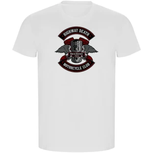 Kruskis Camiseta De Manga Corta Highway Death Eco White 3XL