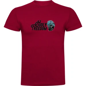 Kruskis Camiseta De Manga Corta Holy Freedom Dark Red XL