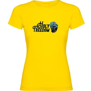 Kruskis Camiseta De Manga Corta Holy Freedom Yellow XL