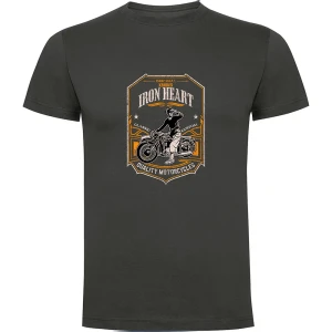 Kruskis Camiseta De Manga Corta Iron Heart Dark Grey L