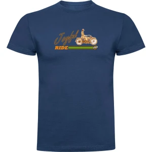 Kruskis Camiseta De Manga Corta Joyful Ride Denim Blue XL