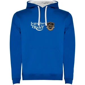 Kruskis Sudadera Con Capucha Legendary Rider Royal Blue / White L