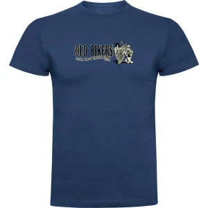 Kruskis Camiseta De Manga Corta Never Happy Denim Blue S