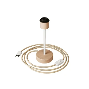 Creative Lámpara De Mesa De Madera Alzaluce Wood Con Opción De Pantalla Y Enchufe Bipolar Neutral One Size