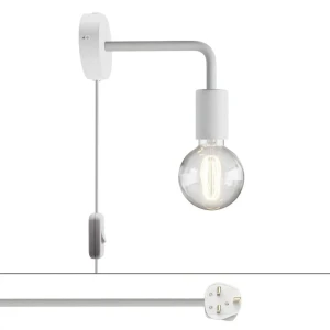 Creative Cables Applique Murale Spostaluce English White One Size